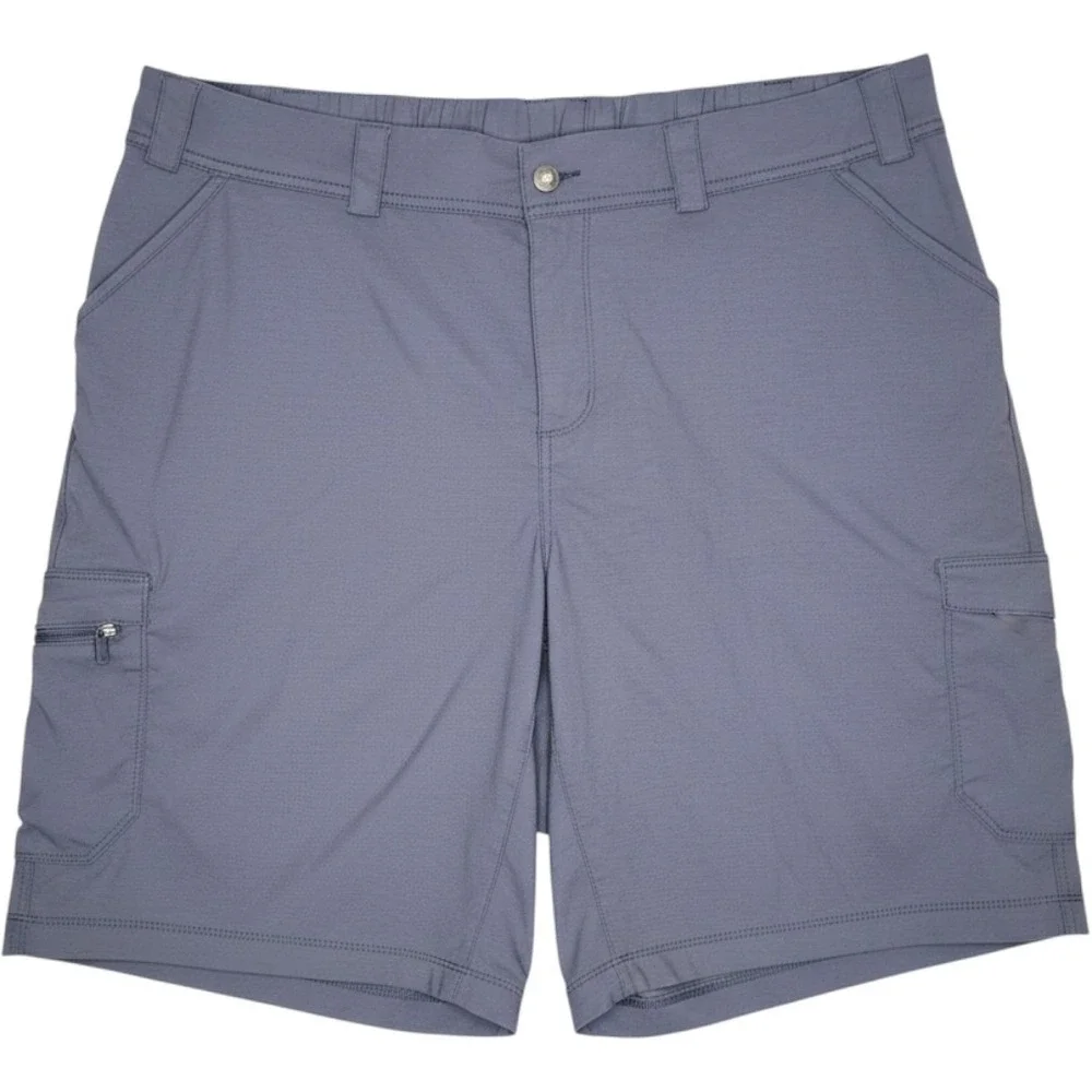 Duluth Trading Dry On The Fly Cargo Shorts Gray Women 20W Hiking Outdoor Utility